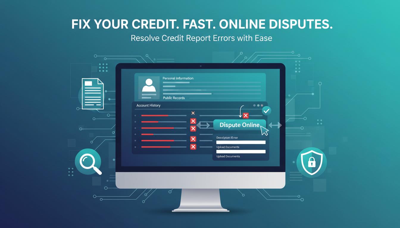 How to Dispute Credit Report Errors Online: Step-by-Step Guide